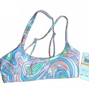 SALT COVE JUNIORS PRINTED CRISSCROSS-ST RETRO WAVES MULTI S